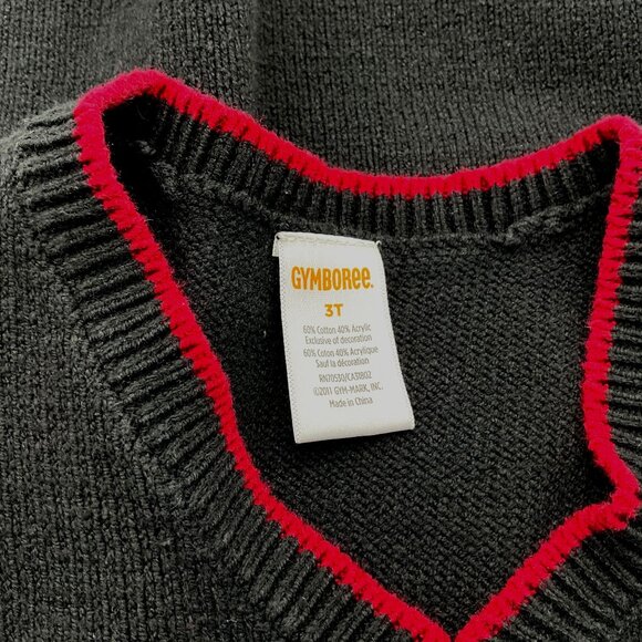 Gymboree Junior Aviator Shirt Corduroy Pants & Sweater Vest Set Toddler Boys 3T - Picture 8 of 12